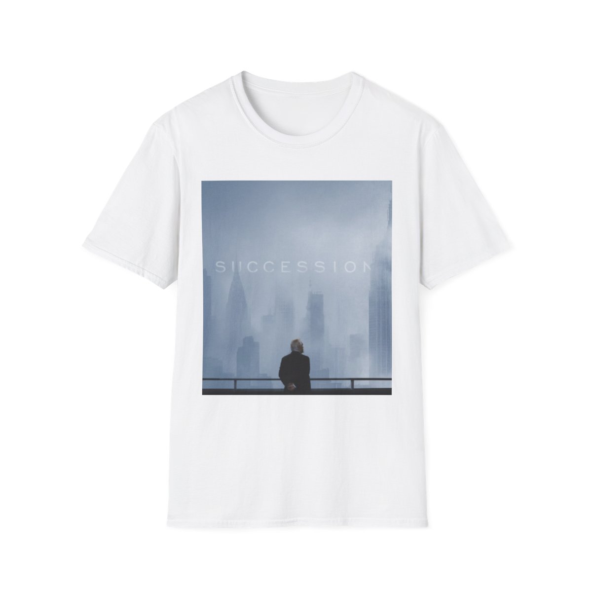 Succession Photo Fade Graphic T-Shirt | Minimal Moody Sky Design | Succession
